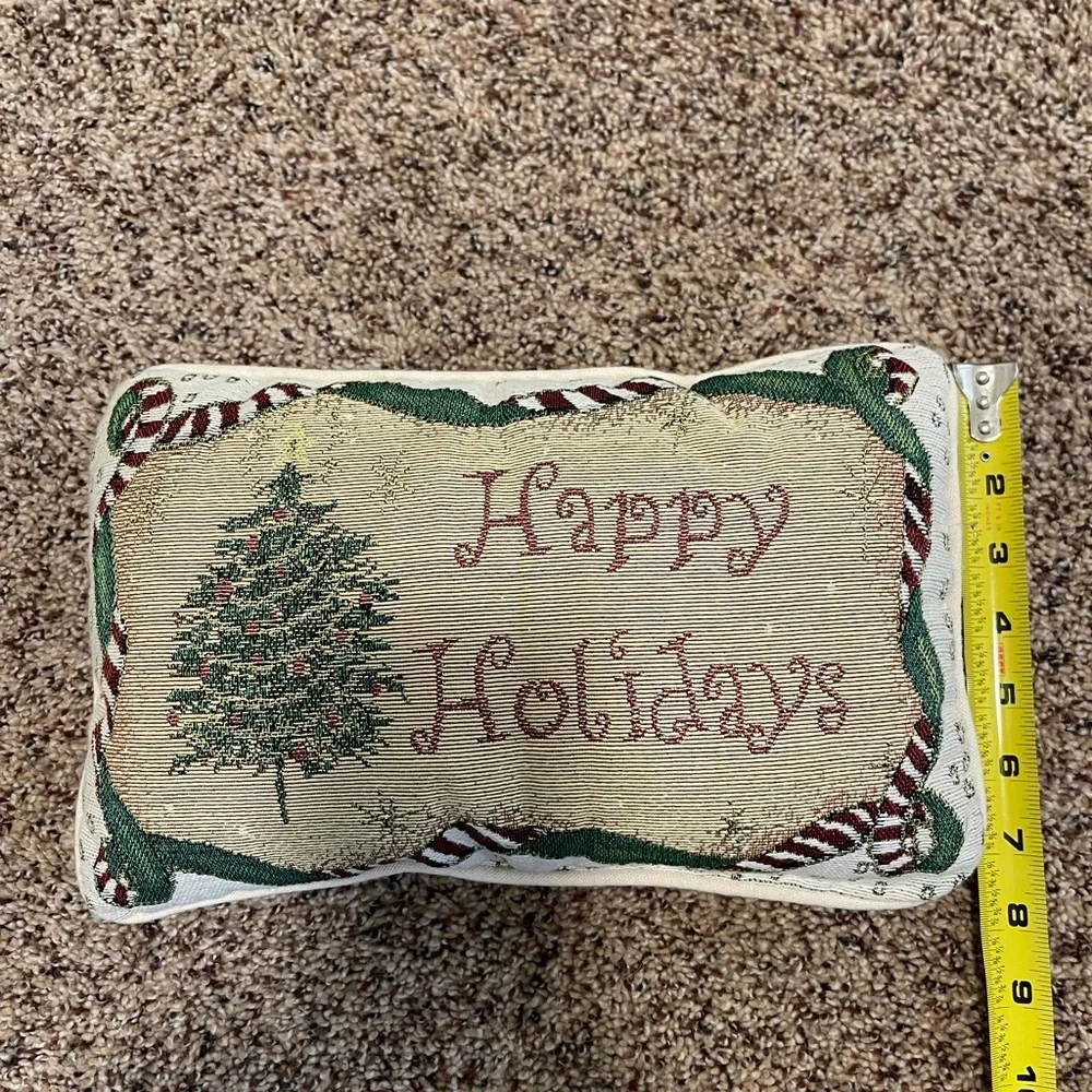 Christmas / Holiday Throw Pillow-12x7